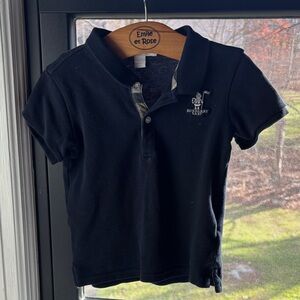 Burberry Kids Navy Polo Shirt